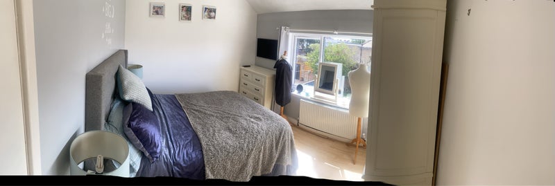 Decent size Furnished Double room with TV - student accommodation in Fleetwood - img_4