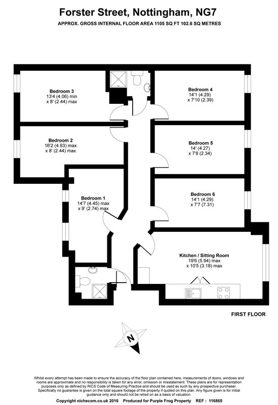 Double rooms available n slick apartment - Lenton - student accommodation in Lenton - img_2