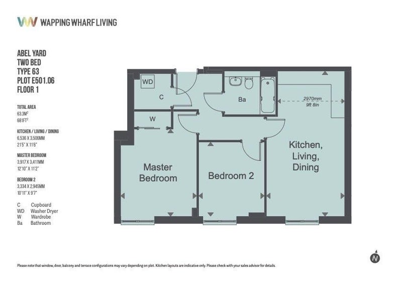 Furnished Double bedroom in Whapping Wharf - student accommodation in Harbourside - img_1