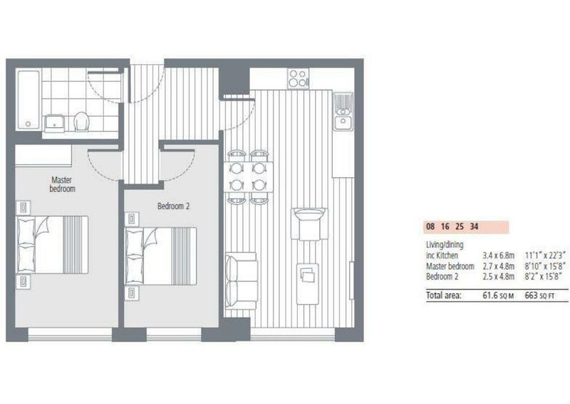 Lovely 2bdrm flat in Hayes with private parking. - student accommodation in Hayes - img_7