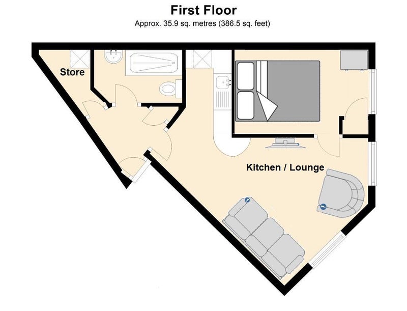 One bedroom flat - student accommodation in Leamington Spa - img_8