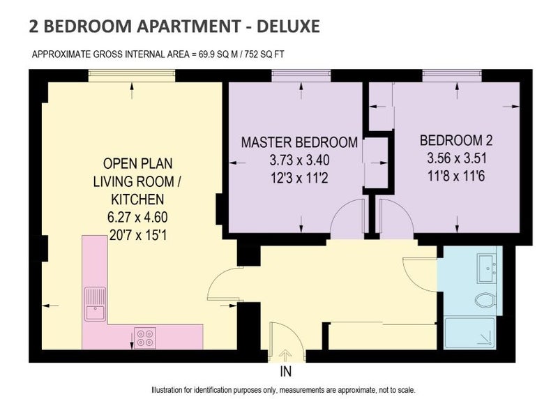 X2 Bed Apartment - Speedwell Works (Sheffield) - student accommodation in Sheffield - img_2